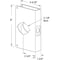 Prime-Line Stainless Steel Lock and Door Reinforcement Plate for 1-3/4 In. Thick Doors, Stainless Steel Finish U 9552 - alternate 2